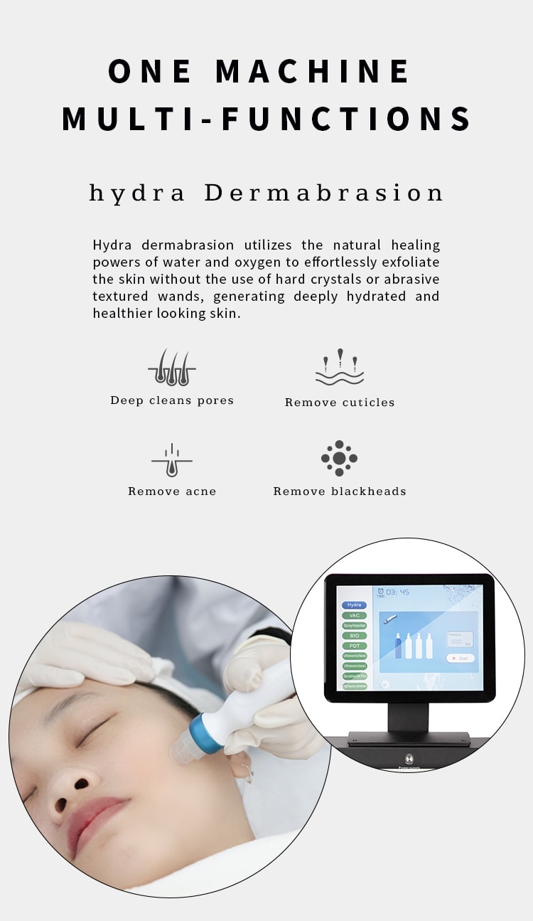 多機能 10 で 1 ダイヤモンドピーリング Hydra フェイシャルウォータージェットアクアフェイシャル Hydra Dermabrasion 美容機