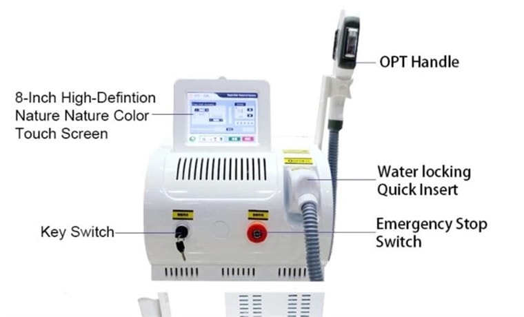 レーザー IPL OPT SHR 脱毛機