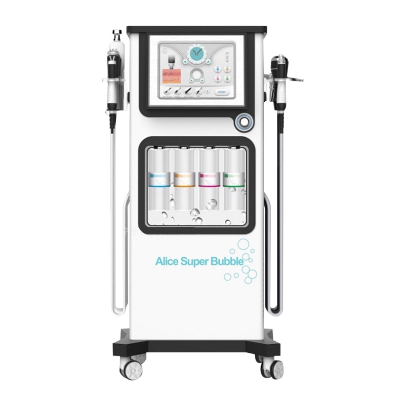 7 で 1 プロフェッショナルフェイシャルヒドラ皮膚剥離水剥離装置 co2 炭素酸素化アリススーパーバブルマシン