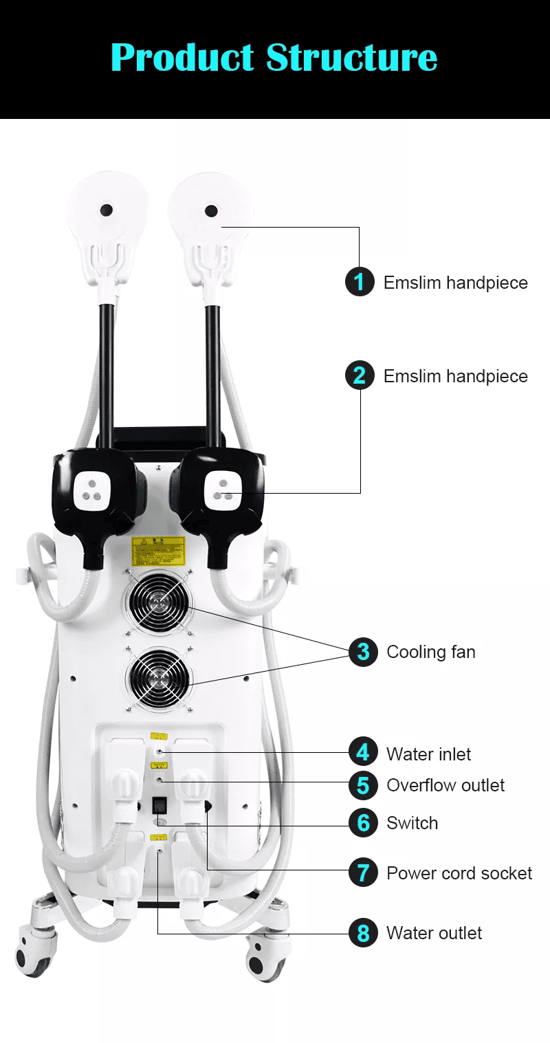 多機能 RF Emslim 筋肉トレーニング痩身マシン